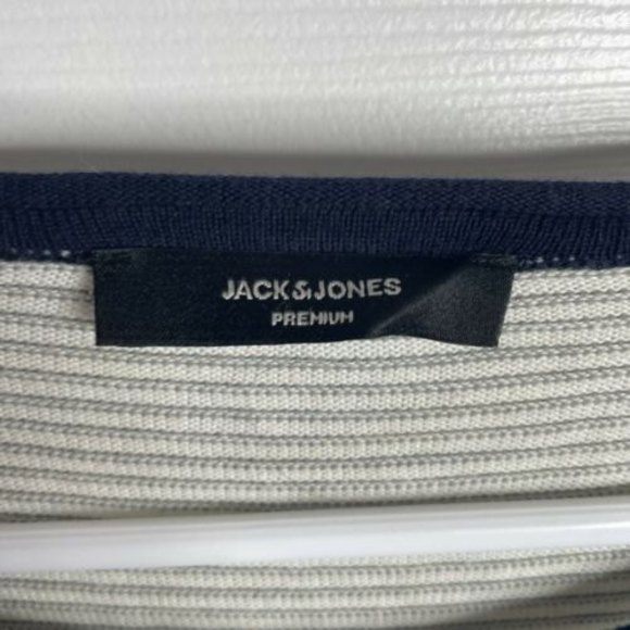 Jack & Jones Premium Men’s Striped Sweater Jimmy Knit Crew Neck XL - Picture 3 of 6